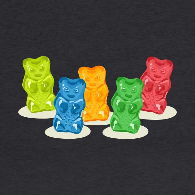 Gummy Bears Gang by XOOXOO